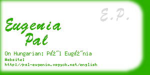 eugenia pal business card